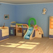 Детская мебель Малыш 1, кровать-шкаф Украина фотография