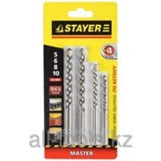 Набор Stayer свёрла Master по бетону, 5- 6- 8-10мм, 4шт Код: 29111-H4 фотография