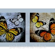 Набор для вышивки картины Бабочки 100х55см фото