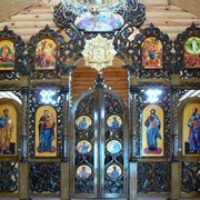 Православний іконостас з дерева фото