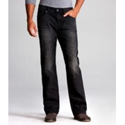Джинсы мужские Classic fit boot cut kingston jean - blasted black фотография