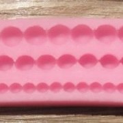 Молд для шоколада/мастики силиконовый Жемчужины 5, 8,10 мм., 22 см фото