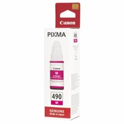 Картридж Canon GI-490M (0665C001) для Canon Pixma G1400/2400/3400, пурпурный фотография