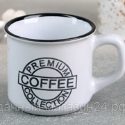 Кружка “Кофе“ 165 мл, 10,5х7,5х6,7 см, цвет белый фотография