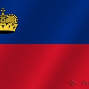 Флаг национальный Лихтенштейн фото