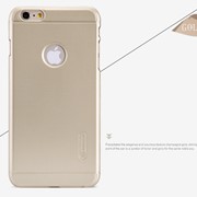 Чехол накладка пластиковая для iphone 6+ Plus золотая фото