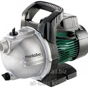 Садовый насос Metabo P 4000 G, 1100Вт, 4000 л/ч, чугун Код: 600964000 фото