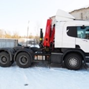Седельный тягач Scania 420 с КМУ PALFINGER
