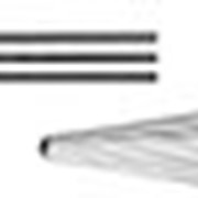 Борфреза твердоспл. сфероконич. d 6х16х6х65 14° 1,2 (L061606) спиральная насечка фотография