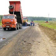Строительство дорог из крошки фото