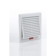 Вентилятор 30 м3 (41) с решеткой вентиляционной с фильтром 110х110 в щит ящик шкаф фотография