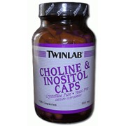 Twinlab CHOLINE & INOSITOL CAPS 500 MG, 100 капсул фотография