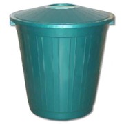 Бак для мусора синий 80 л фотография