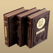 Элитные книги Библиотека великих писателей Б.В.П. (30 томах) книга в кожаном переплете ручной работы фото