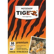 Фотобумага глянцевая Tiger “полотно“ премиум-класса, 260г/м2, 50л. фотография