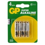 Батарейка AAA LR3 alcaline * 4 GP (24A-U4/24A-2UE4) фото