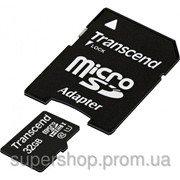 Карта памяти Transcend microSD 32GB UHS-I с SD 002649 фотография