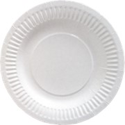 Тарелка круглая белая 180 мм (2000 штук) фото