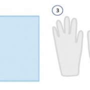 Комплект белья гинекологического для осмотров №7. КБГо №7 фото