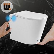 Приставной унитаз Roxen Turbo 620250-01 с импульсным смывом фото