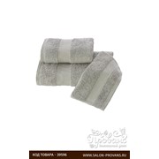 Полотенце для ванной Soft Cotton DELUXE махра хлопок/модал серый 75х150 фото