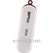 Флеш-накопитель USB 32Gb Silicon Power LUX Mini 320 White (SP032GBUF2320V1W), код 102076 фотография