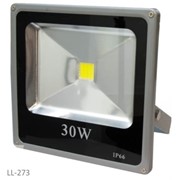 Прожектор светодиодный LL-273, 30W, холодный белый, 230V, 6500K, серый, IP65 фотография