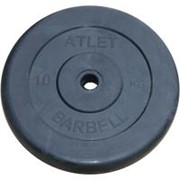 Черный диск MB Barbell Atlet 10 кг, 26 мм фотография