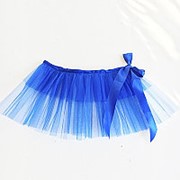 Юбка пачка танцевальная детская голубая (Размер одежды: XL (рост 135-145 см)) фото