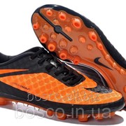Футбольные бутсы Nike HyperVenom Phantom AG Orange/Black фотография