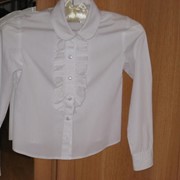 Белая блузка детская фото