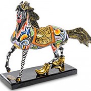 Скульптура Конь Черный Красавец 30х26х11,5см. арт.TG-102117 (Thomas Hoffman) фотография