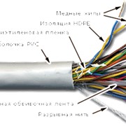 Кабель TWT-TEL-UTP, 50 пар, 0,35 мм