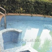 Стеклянная плитка для бассейна фото