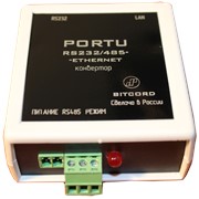 Конвертер интерфейсов PORTU RS232/RS485-Ethernet фото