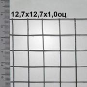 Сварная сетка оцинкованная 12,7*12,7*1,0 мм (цинка до 35г/м2)