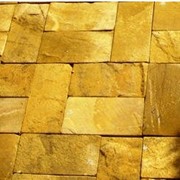 Плитка тротуарная 4,0-5,0 см. желто-коричневая. От производителя. фото