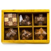 Набор деревянных головоломок Wooden Lock фотография