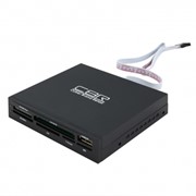 Картридер CBR CR-601, Internal Card Reader 3.5", All-in-one, 1 доп.порт USB