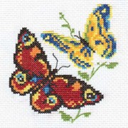 Набор для вышивания Бабочки-красавицы фото