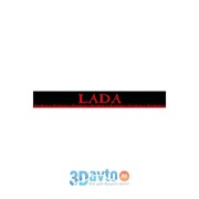 Светофильтр “Lada“ (165х1300) огонь фон черный цвет красный (1шт.) A-STICKER фото