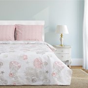 Постельное бельё “Этель“ дуэт Ракушки 143х215 см - 2 шт, 240х220 см, 70х70 см - 2 шт, 100% хл, бязь фото