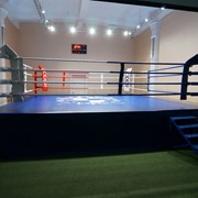Ринг боксёрский на помосте Atlet 8х8 м, высота 1 м, три лестницы,боевая зона 6,1х6,1 м IMP-A435 фото