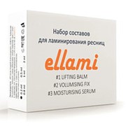 Набор для ламинирования ресниц Ellami (№1 + №2 + №3), 0,2 мл фотография