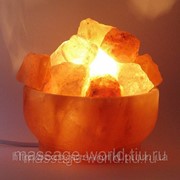 Соляная лампа (S-029) «Чаша огня «(D-16,H-8см) (Гималайская соль)