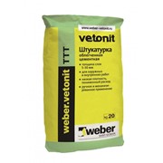 Штукатурка Weber-Vetonit ТТТ на основе цемента