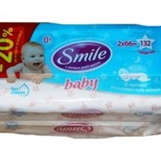 Салфетки SMILE Baby 2*66=132шт с Д-пантенолом фотография