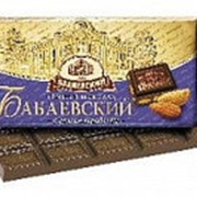 Шоколад Бабаевский темный с целым миндалем, 100 гр. фото