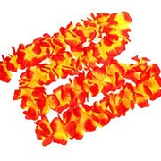 Гавайская гирлянда "Цветочки", цвет оранжево-жёлтый, 200 см