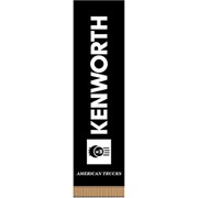 Вымпел прямоугольный KENWORTH фон черный (200х55) цветной (1шт) SKYWAY фото